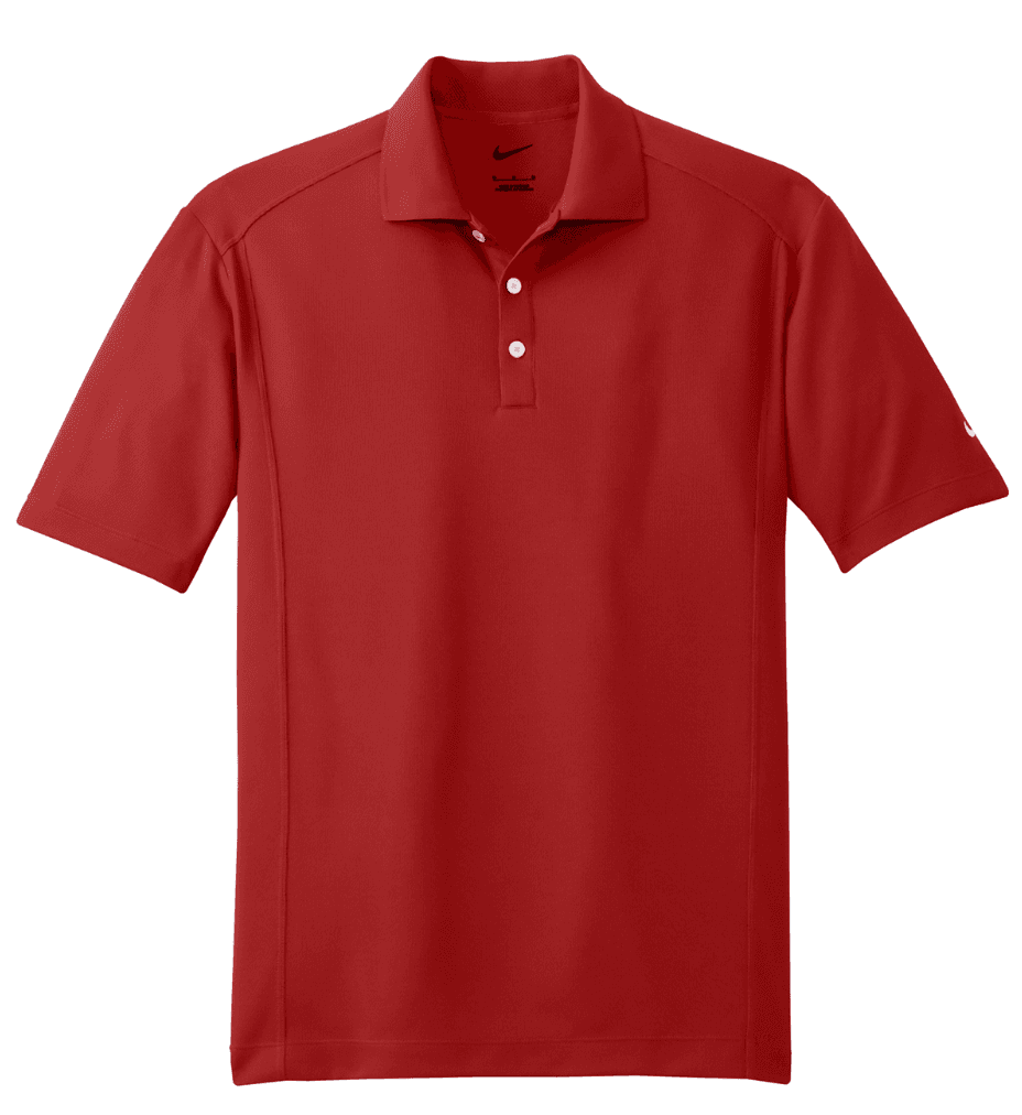 Embroidered Nike polo.